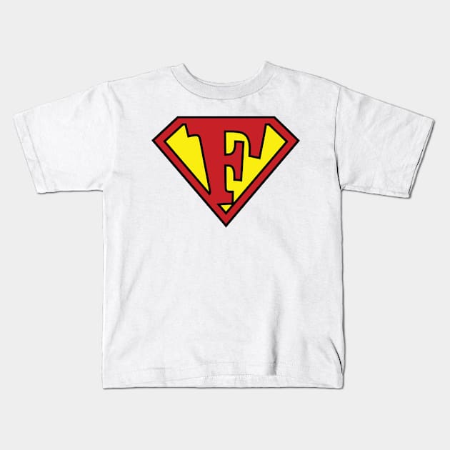 Super F Classic Kids T-Shirt by yayo99